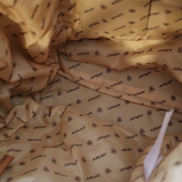 Southwestern Patterned Tote Bag with Tan Accents - Picture 6 of 9